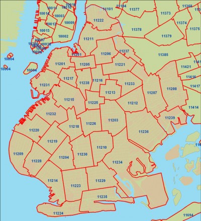 Brooklyn Zip Codes - Brooklyn Genealogy